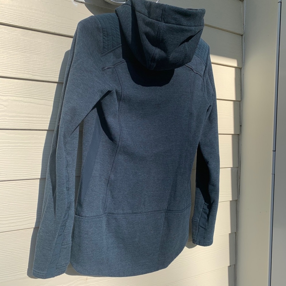 Athleta Teal Full-Zip Hoodie - Picture 5 of 6